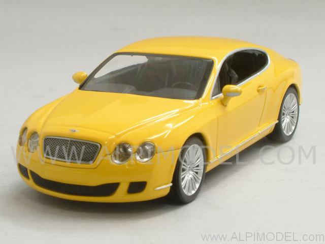 Bentley Continental GT 2008 'Linea Giallo' by minichamps