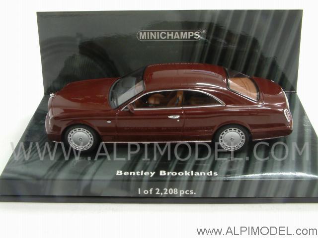 Bentley Brooklands 2007 (Red Metallic) - minichamps