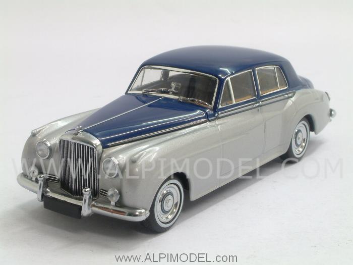 Bentley S2 Standard Saloon 1960 (Silver/Blue) by minichamps