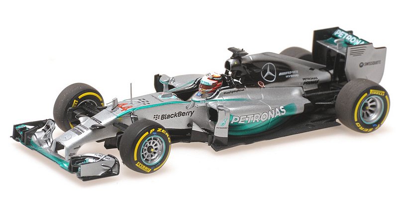 Mercedes W05 AMG Lewis Hamilton World Champion 2014 by minichamps