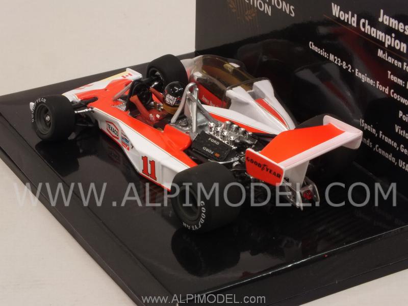 McLaren M23 Ford  1976 World Champion James Hunt 'World Champions Collection' - minichamps