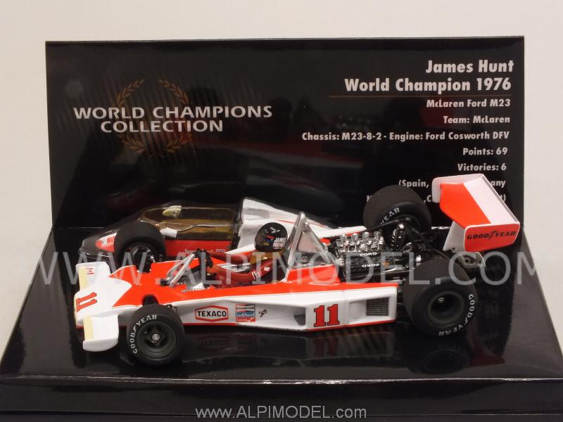 McLaren M23 Ford  1976 World Champion James Hunt 'World Champions Collection' by minichamps