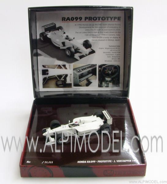 Honda RA099 Prototype 1999 Jos Verstappen (Gift Box). - minichamps