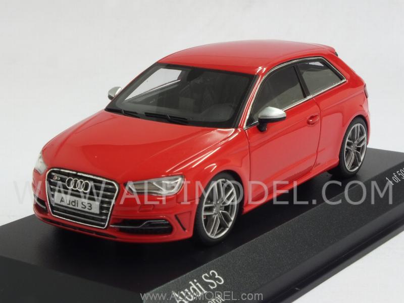 Audi S3 3-doors  2013 (Misano Red) (resin) by minichamps