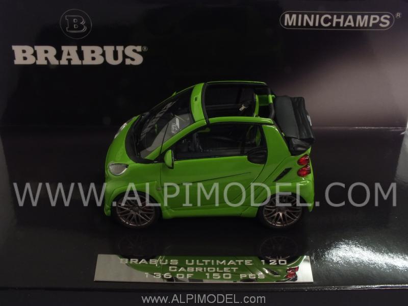 Brabus Ultimate 120 (Smart) Cabriolet (Green) - minichamps
