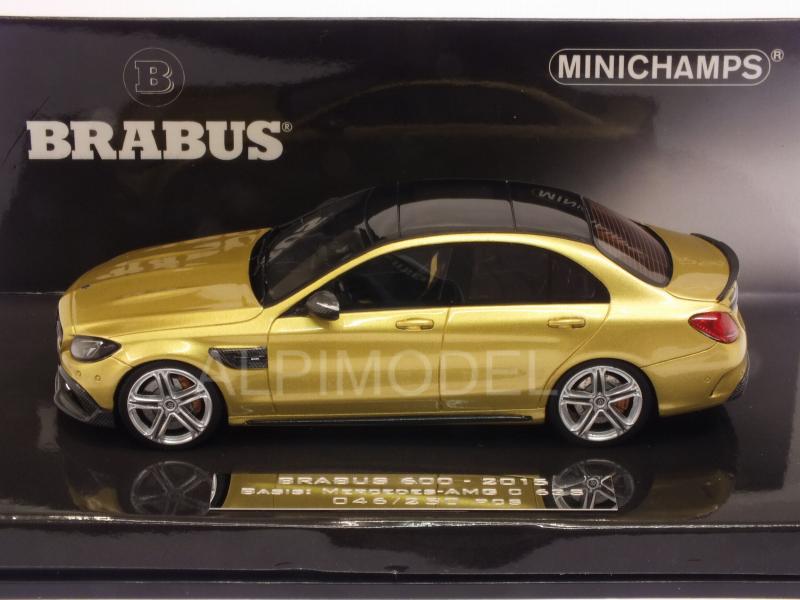 Brabus 600 (Mercedes AMG C63S) 2015 (Gold) - minichamps
