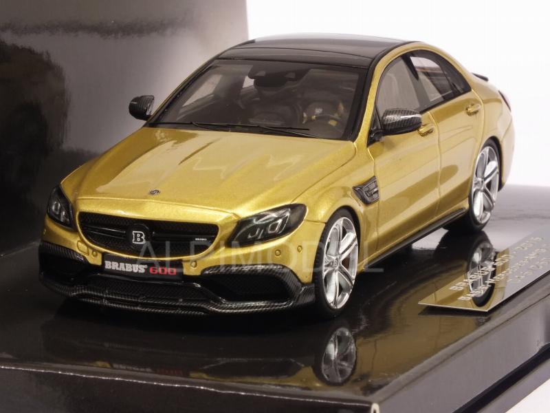 Brabus 600 (Mercedes AMG C63S) 2015 (Gold) by minichamps