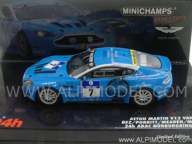 Aston Martin V12 Vantage Nurburgring 2009 Bez - Porritt - Meaden - Mathai 'Minichamps EVO (resin)' by minichamps