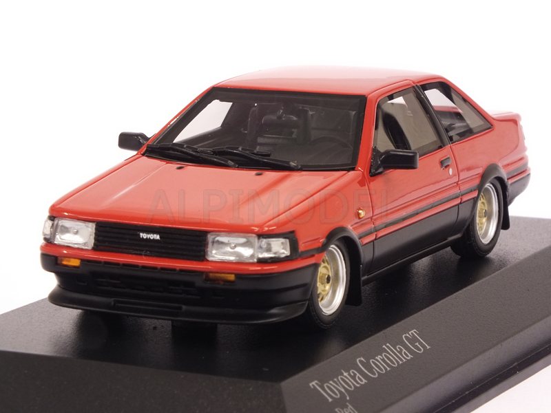 Toyota Corolla GT 1984 (Red) by minichamps