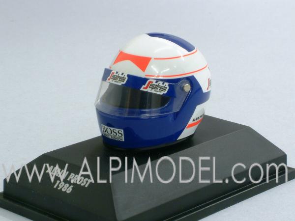 Helmet Alain Prost 1986  (1/8 scale - 3cm) by minichamps