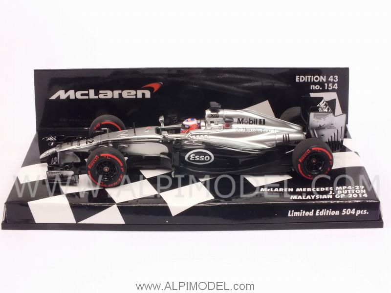 McLaren MP4/29 Mercedes GP Malaysia 2014 Jenson Button - minichamps