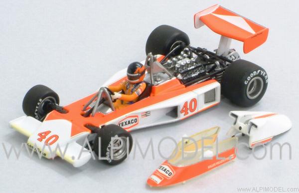 McLaren Ford M23 Gilles Villeneuve GP England 1977 (first F1 GP of Gilles Villeneuve) - minichamps