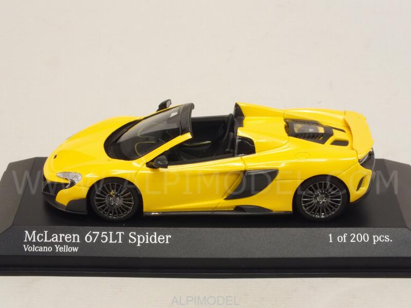 McLaren 675LT Spider (Volcano Yellow) - minichamps