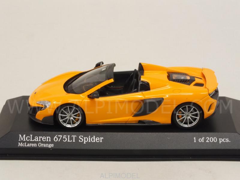 McLaren 675 LT Spider (McLaren Orange) - minichamps