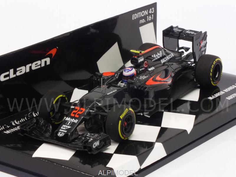 McLaren MP4/31 Honda GP Australia 2016 Jenson Button (HQ resin) - minichamps