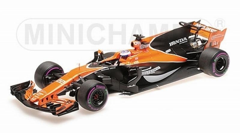 McLaren MCL32 Honda GP Monaco 2017 Jenson Button by minichamps