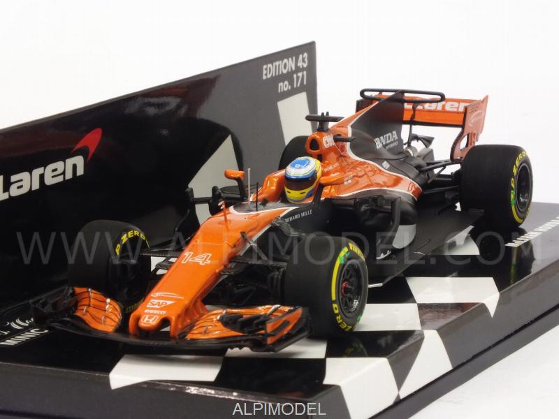 McLaren MCL32 Honda #14 GP China 2017 Fernando Alonso (HQ resin) by minichamps