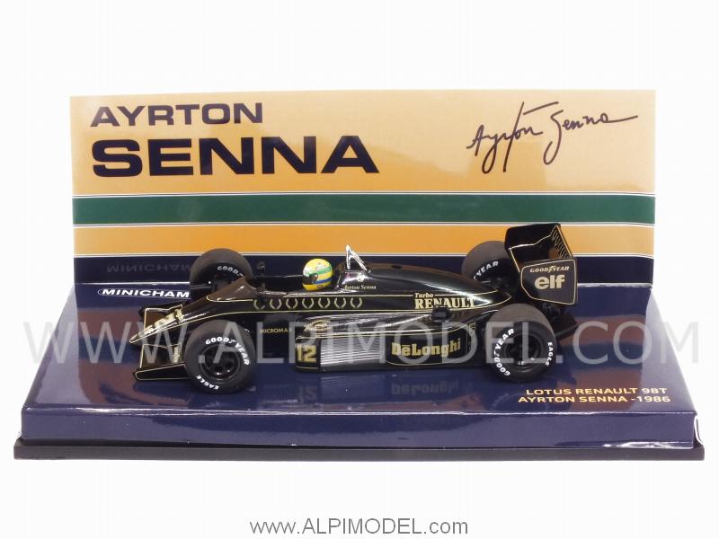 Lotus 98T Renault Turbo 1986  Ayrton Senna (New Edition) - minichamps