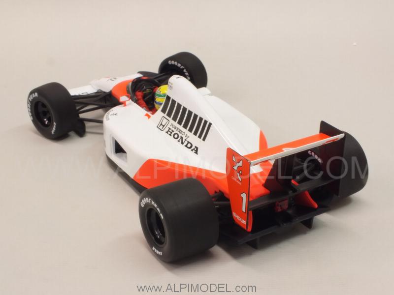 McLaren MP4/6 Honda World Champion 1991 Ayrton Senna (New Edition) - minichamps
