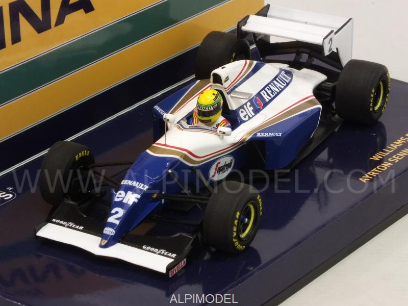 Williams FW16 Renault Pacific GP 1994 Ayrton Senna (HQ Resin) - minichamps
