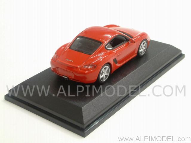 Porsche Cayman 2005 (Indian Red)  (1/64 scale - 7cm) - minichamps