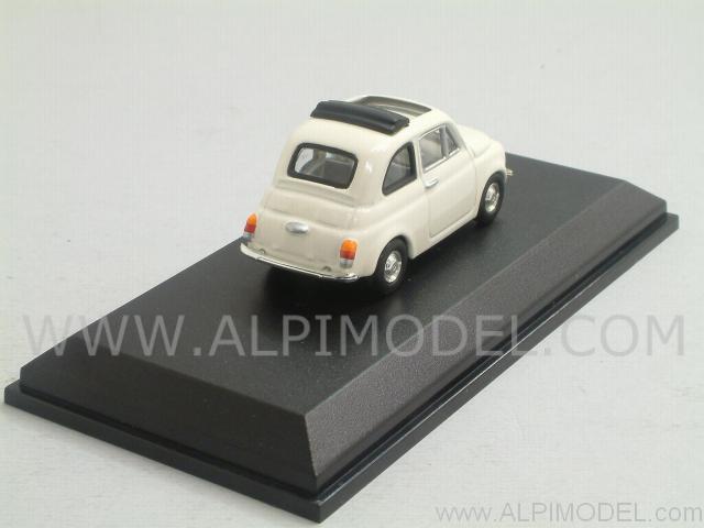 Fiat 500 L 1968 (White) (1/64 scale - 4cm) - minichamps