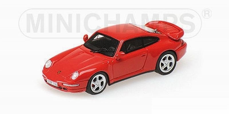 Porsche 911 Turbo (Type 993) 1995 (Red) (H0-1/87 scale - 5cm) by minichamps