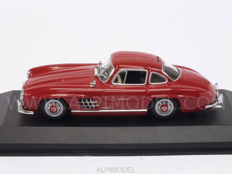Mercedes 300 SL Coupe (W198iI) 1955 (Red) - minichamps