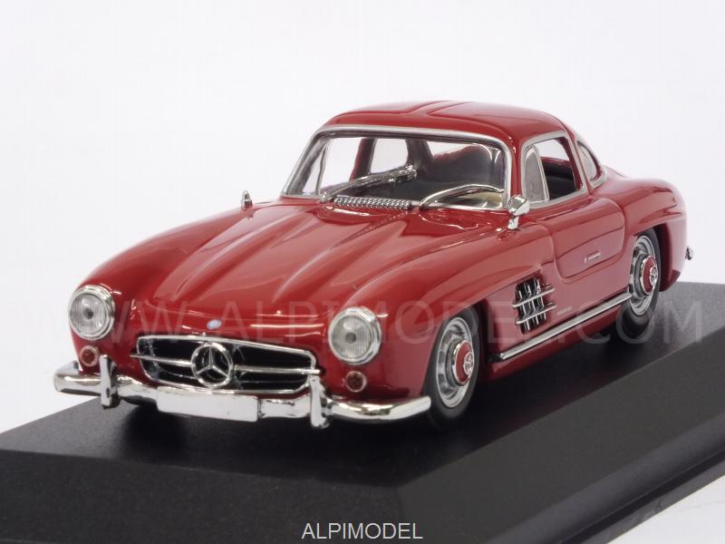 Mercedes 300 SL Coupe (W198iI) 1955 (Red) by minichamps