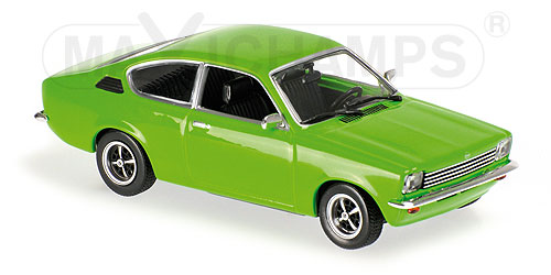 Opel Kadett C Coupe 1974 (Green) 'Maxichamps' series by minichamps