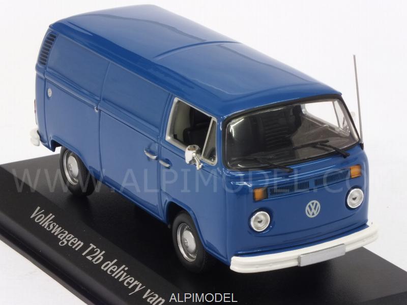 Volkswagen T2b Delivery Van 1972 (Blue) 'Maxichamps' Edition - minichamps