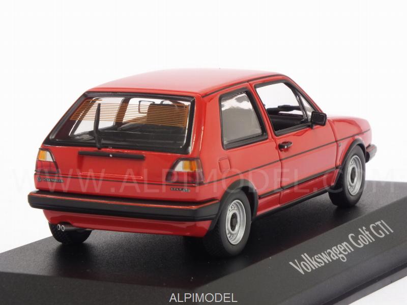 Volkswagen Golf GTI 1985 (Red) 'Maxichamps' Edition - minichamps