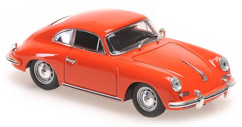 Porsche 356B Coupe 1961 (Orange) 'Maxichamps' Edition by minichamps