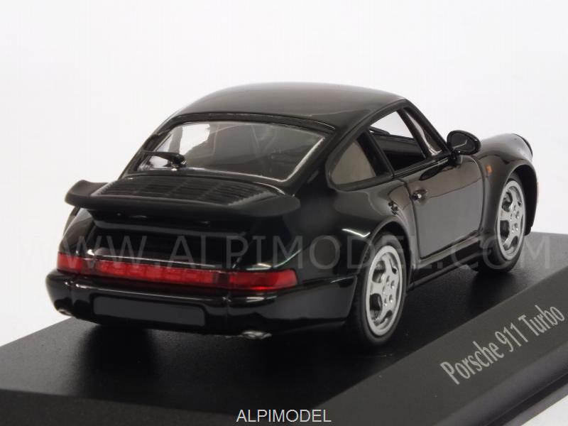 Porsche 911 Turbo (964) 1990 (Black) - minichamps
