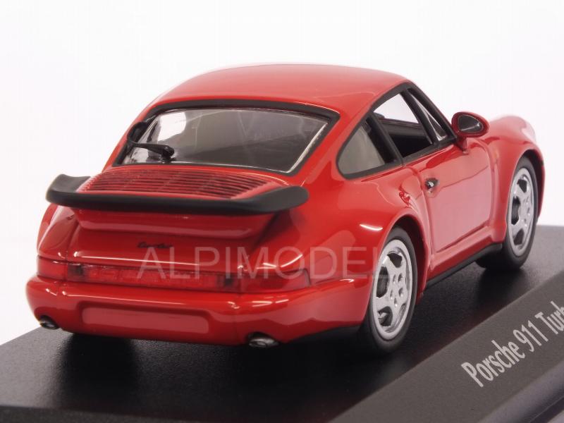 Porsche 911 Turbo 964 1990 (Red) 'Maxichamps' Edition - minichamps