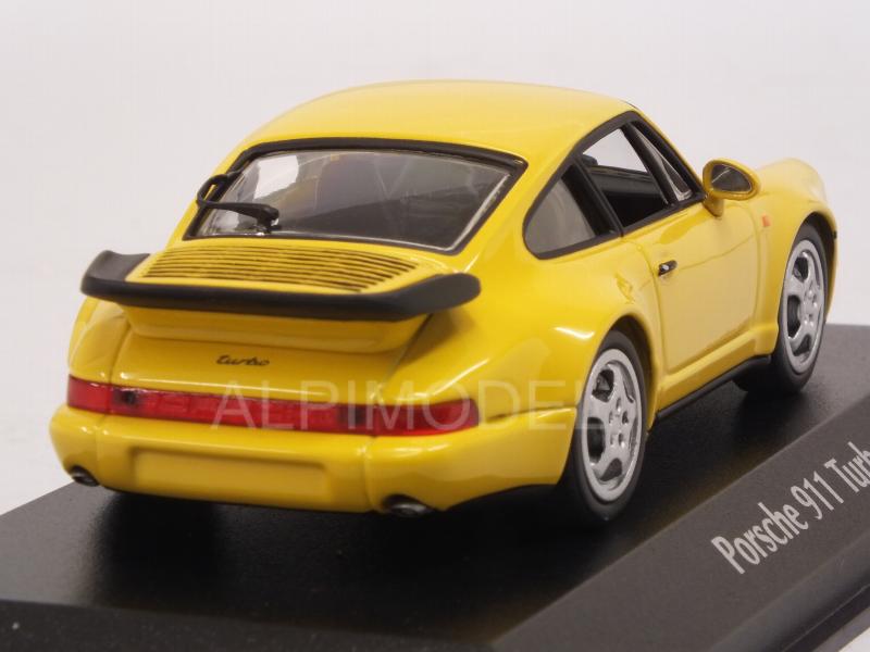 Porsche 911 Turbo 964 1990 (Yellow)  'Maxichamps' Edition - minichamps