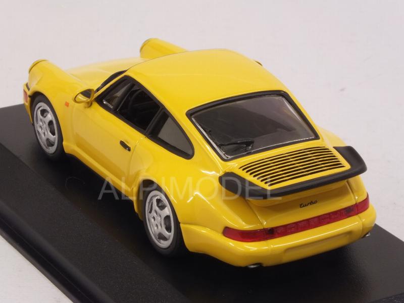 Porsche 911 Turbo 964 1990 (Yellow)  'Maxichamps' Edition - minichamps