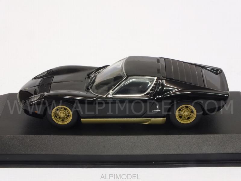 Lamborghini Miura 1966 (Black)  'Maxichamps' Edition - minichamps