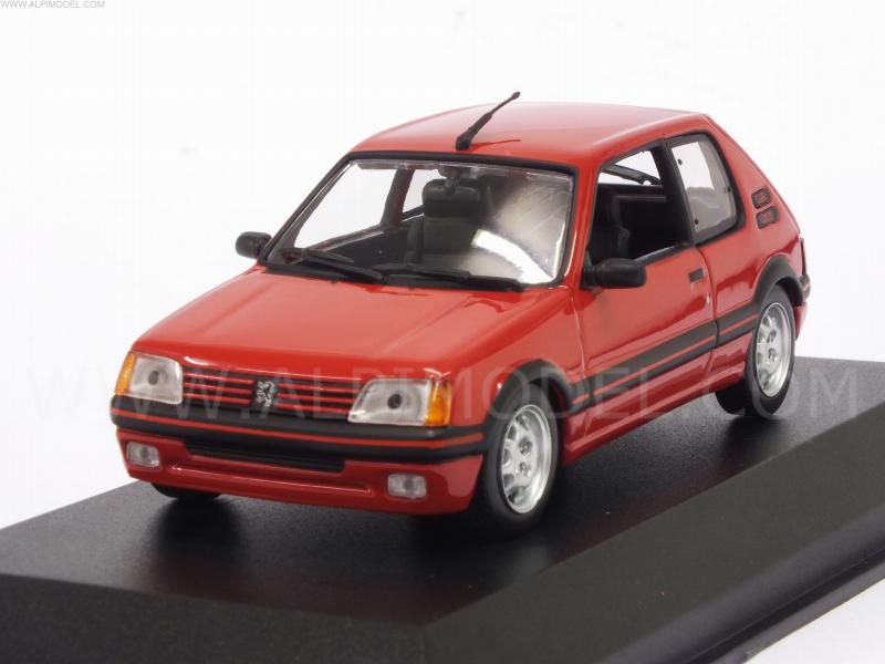 Peugeot 205 GTI 1990 (Red)  'Maxichamps' Edition by minichamps