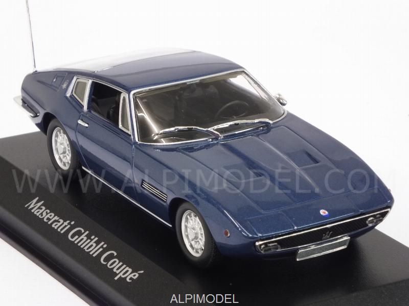 Maserati Ghibli Coupe 1969 (Blue Metallic)  'Maxichamps' Edition - minichamps