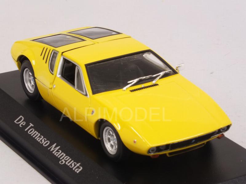 De Tomaso Mangusta 1967 (Yellow)  'Maxichamps' Edition - minichamps