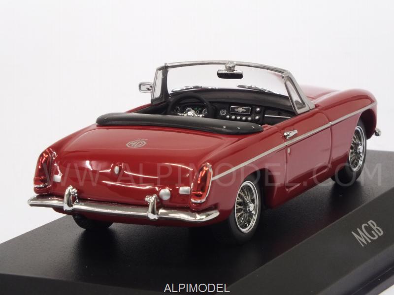 MG B Cabriolet 1962 (Red) - minichamps