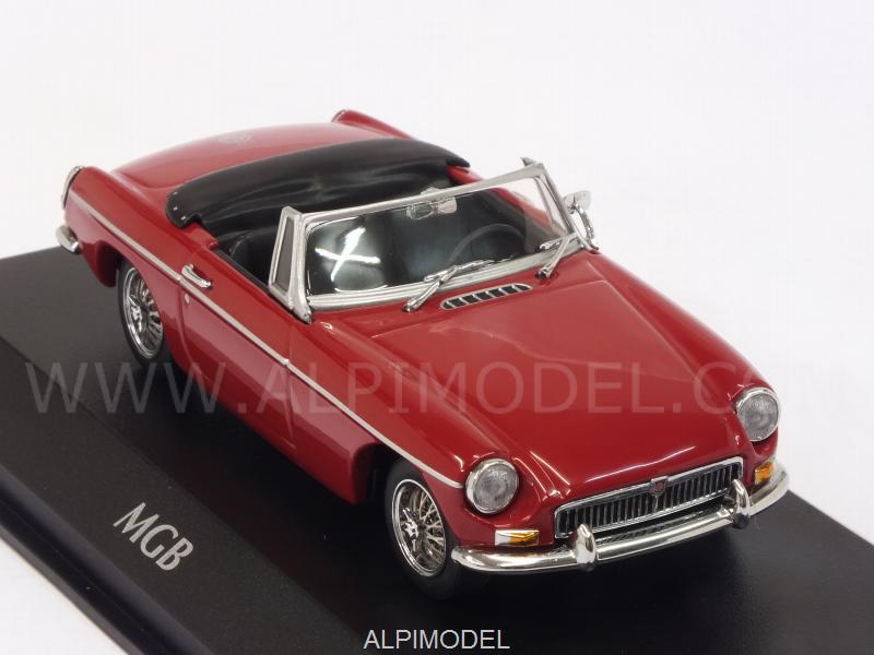 MG B Cabriolet 1962 (Red) - minichamps