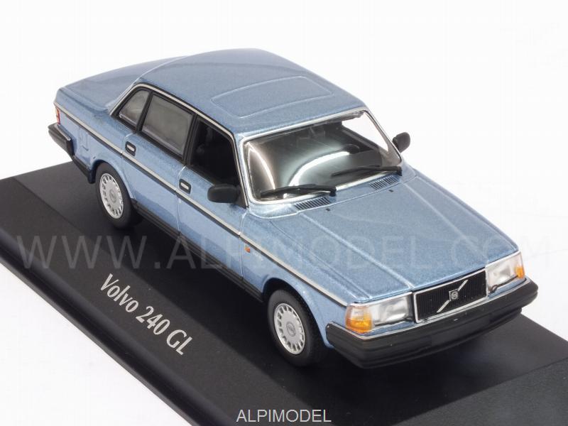 Volvo 240 GL 1986 (Light Blue Metallic) 'Maxichamps' Edition - minichamps