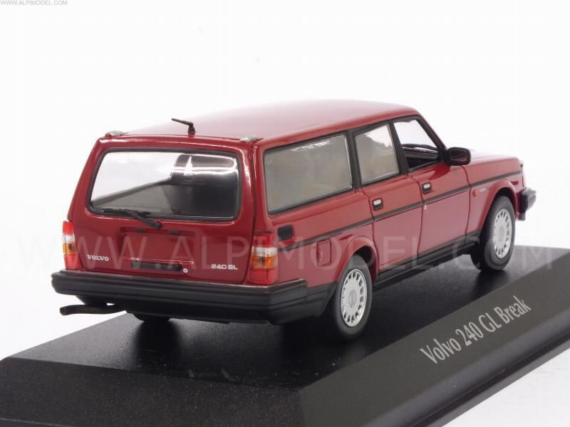 Volvo 240 GL Break 1986 (Red)  'Maxichamps' Edition - minichamps