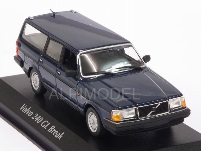 Volvo 240 GL Break 1986 (Dark Blue) 'Maxichamps' Edition - minichamps