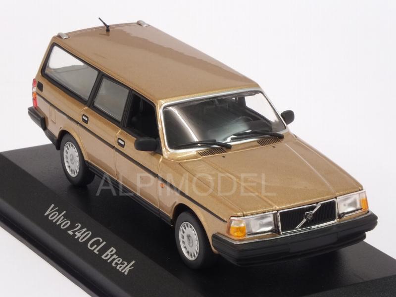 Volvo 240 GL Break 1986 (Gold)  'Maxichamps' Edition - minichamps