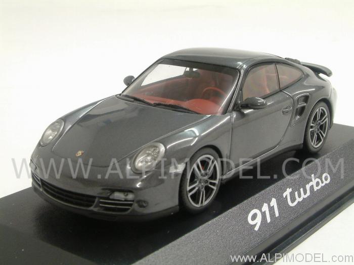 Porsche 911 Turbo S 2010 (Grey Metallic) Porsche Promo by minichamps