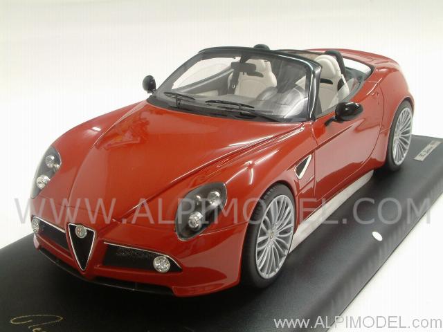 Alfa Romeo 8C Spider 2008 (Red)1/18 scale in Gift Box Lim.Ed. 20pcs. by mr-collection