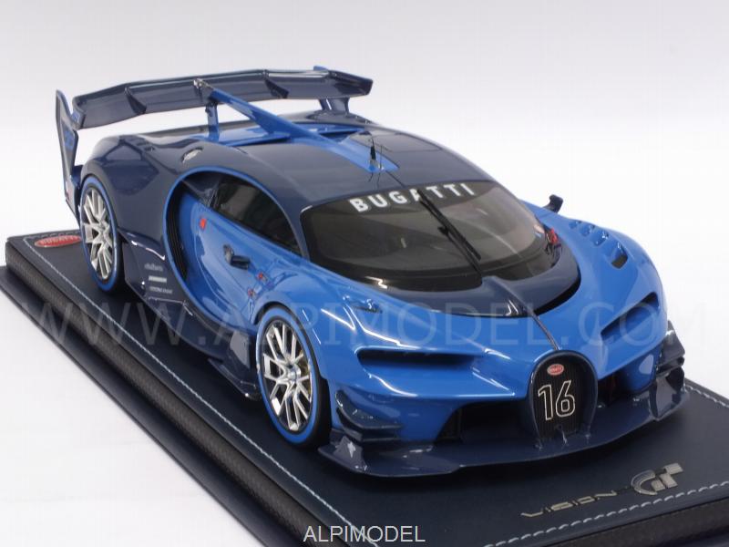 Bugatti Vision Gran Turismo 2016 (Blue/Carbon Blue) - mr-collection